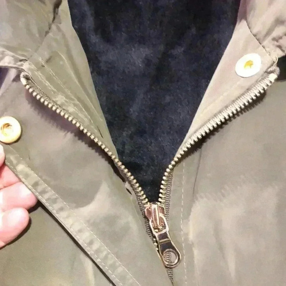 Charter Club Water Resistant hooded,zip/snap/front,elastic waist,pockets jacket - Picture 3 of 11